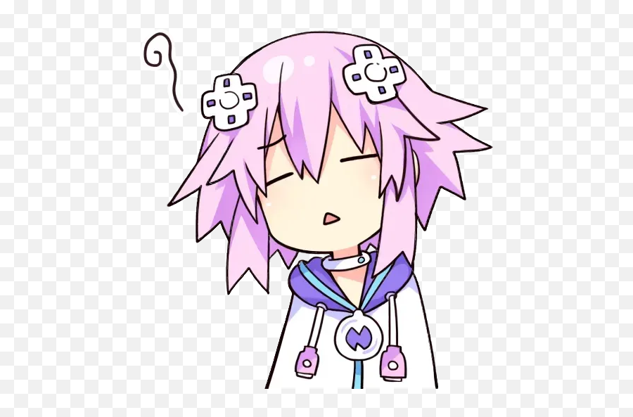 Nep - Neptunia Neptune Stickers Emoji,Neptune Emoji