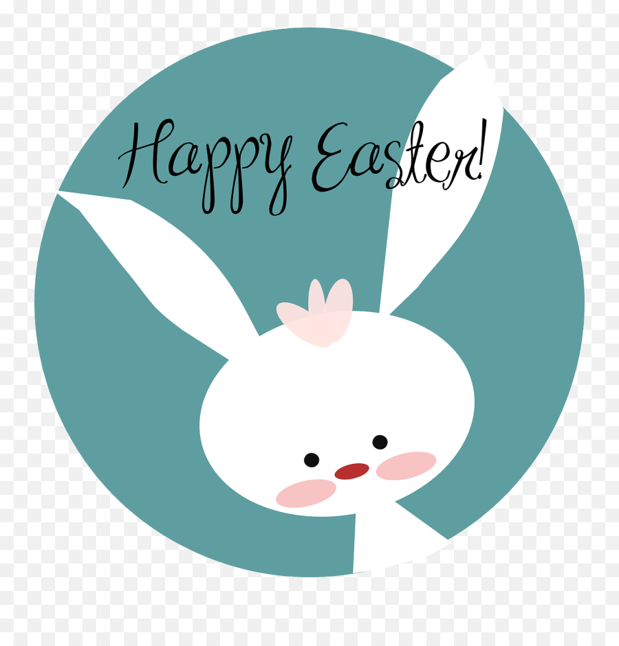 16 Easter Bunny Vector Art Free Images - Cute Easter Bunny Clip Art Easter Images Free Emoji,Easter Bunny Emoticon Free