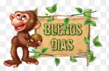 Good Morninig My Dear Gif - Buenos Dias Con Monos Gif Emoji,Emoji De Changuitos