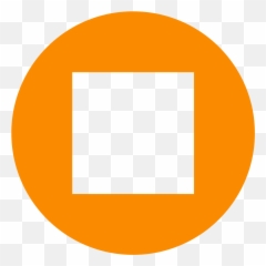 Eo Circle Orange Square - Stop Button Media Player Emoji,Pink Square Emoji
