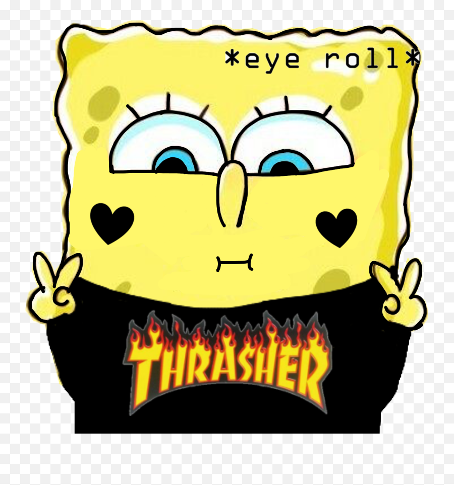 Spongebob Eboy Sticker Emoji,Rolly Eyes Emoji
