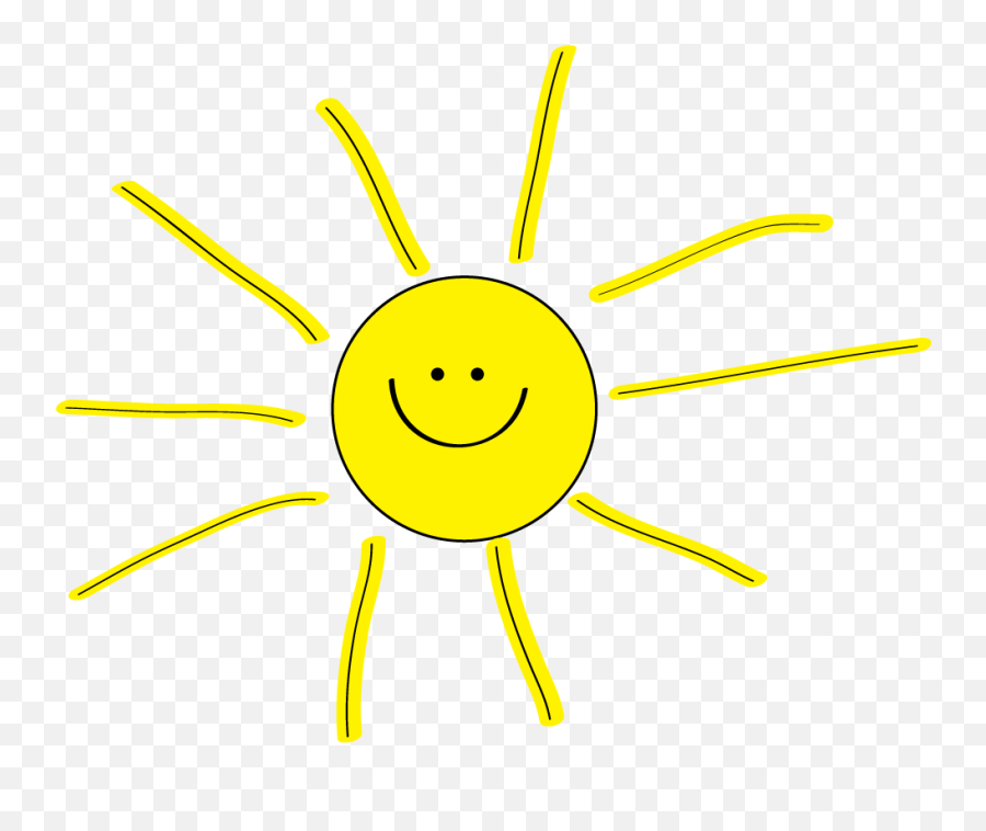 Sun Smiley - Face Clipart Sunshine Clip Art Black Background Millennium Park Emoji,Clip Art Emoticons