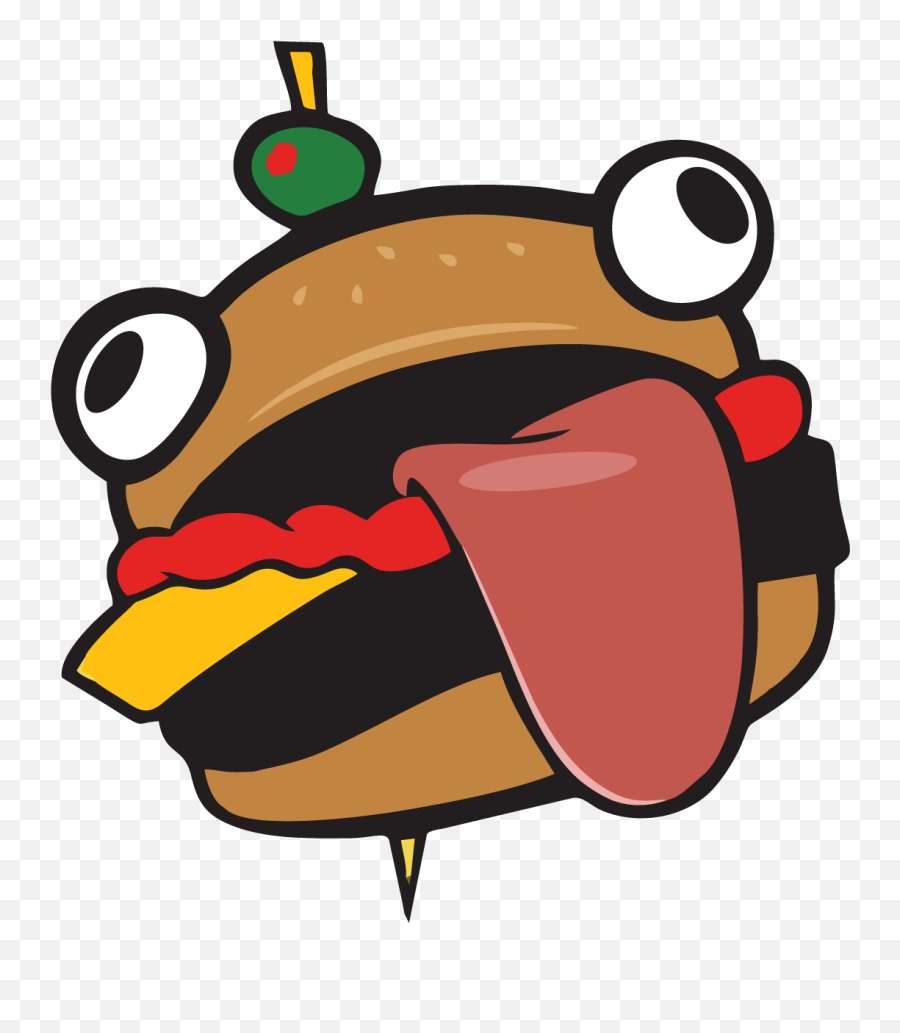 Fortnite Svg Fortnite Silhouette - Durr Burger Fortnite Emoji,Tomatohead Emoticon In Durr Burger