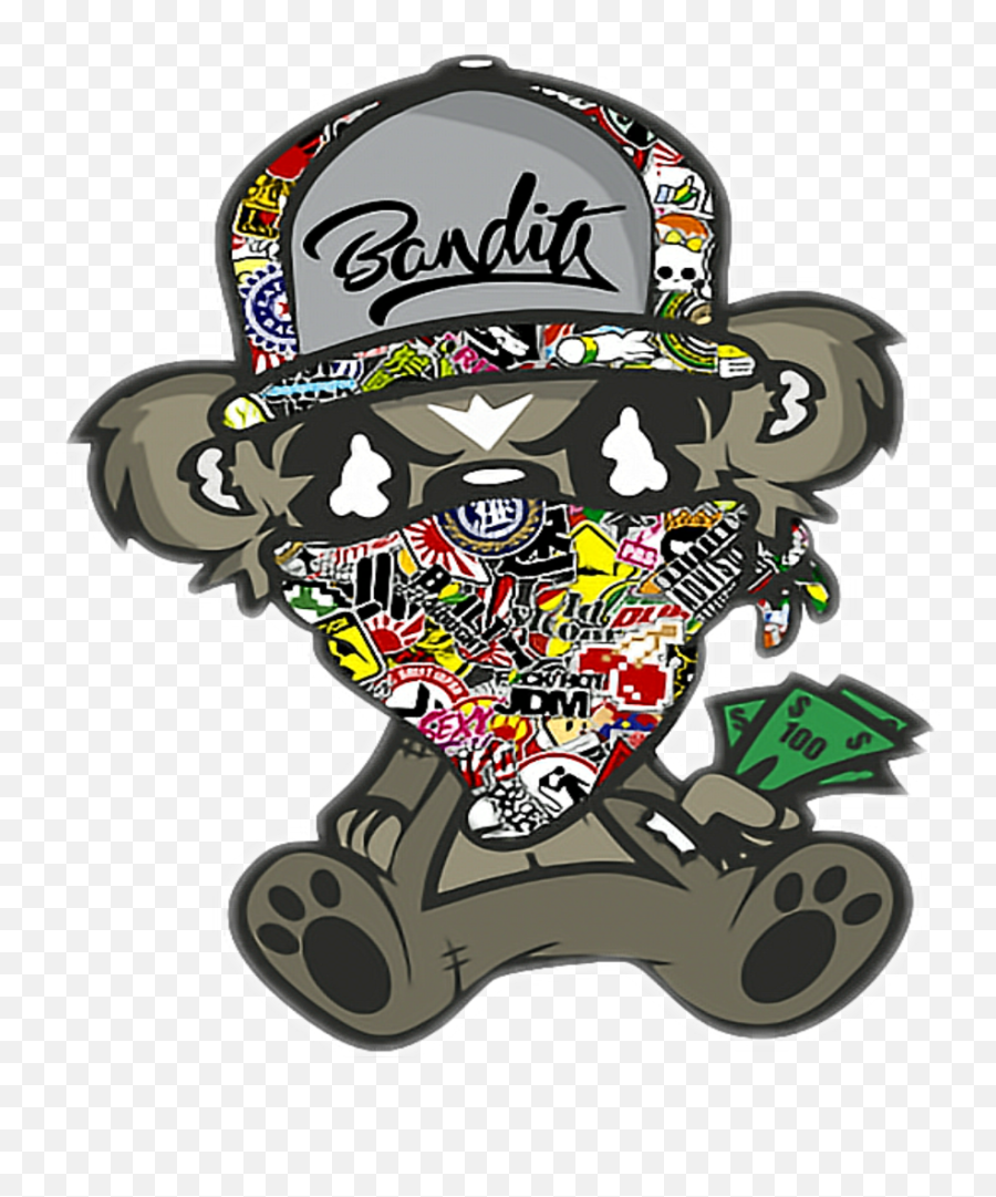 Hd Bandit Grateful Gratefuldead Mone 1024123 - Png Sticker Bomb Jdm Bandit Emoji,Grateful Dead Emoji For Android