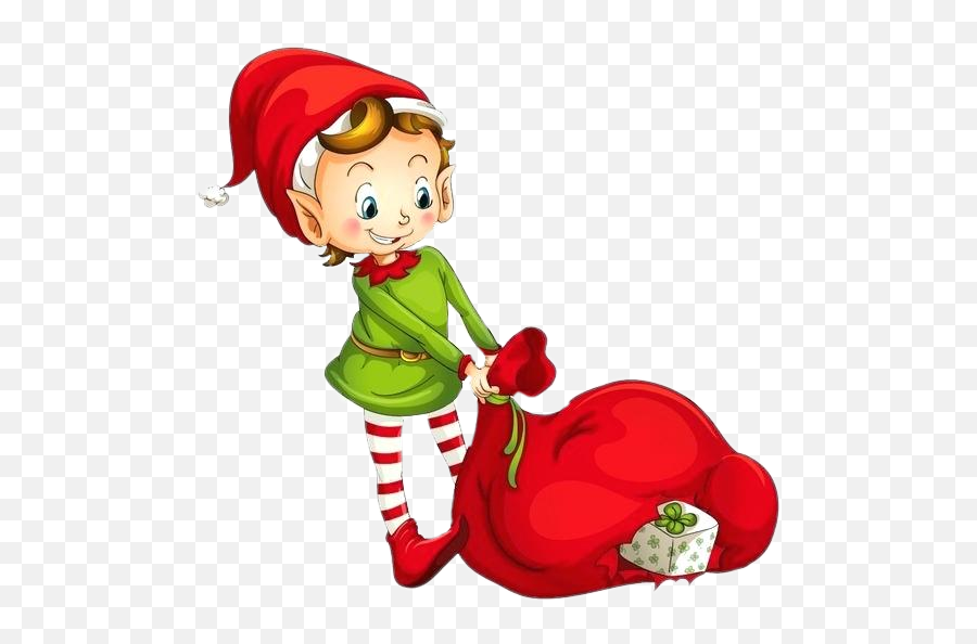 Christmas Elf Duende Navidad Sticker By Monsy G - Christmas Emoji,Emoji Navidad