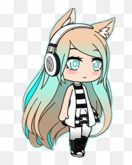 Dessin Gacha Life Bad Girl A Colorier - Gacha Life Emoji,Coussin Emoji Caca