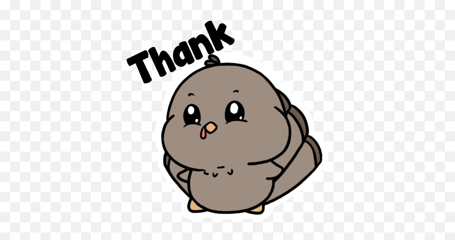 Dance Thank You Sticker By Aminal Stickers Cute Gif Thank - Dance Thank You Gifs Emoji,Dancing Emoji For Iphone