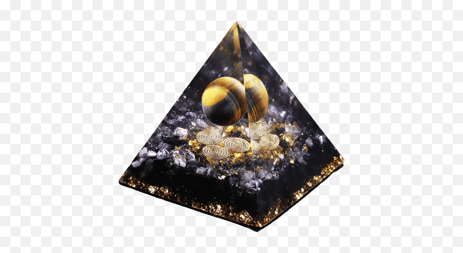 Orgonitemy - Resin Planet In A Pyramid Emoji,Orgonite Emotion