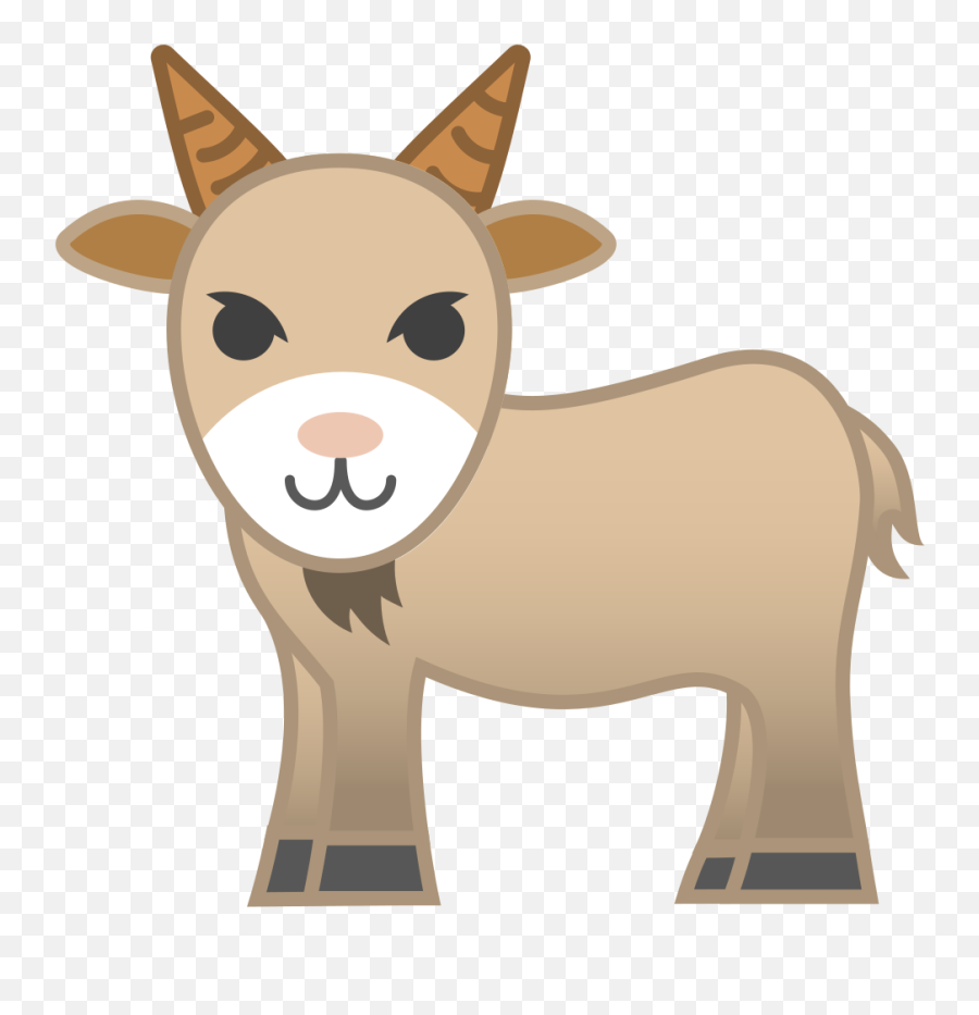 Clipart Goat Emoji Picture - Emoji Kambing,Dwarf Emoji