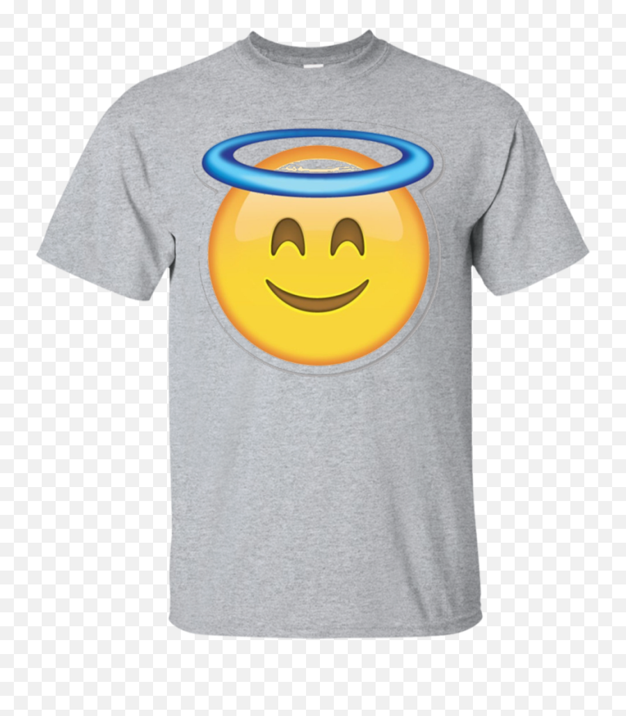 Heaven Angel Ring Smiley Emoji - Nba 2k T Shirt,Emoji 100 Shirt