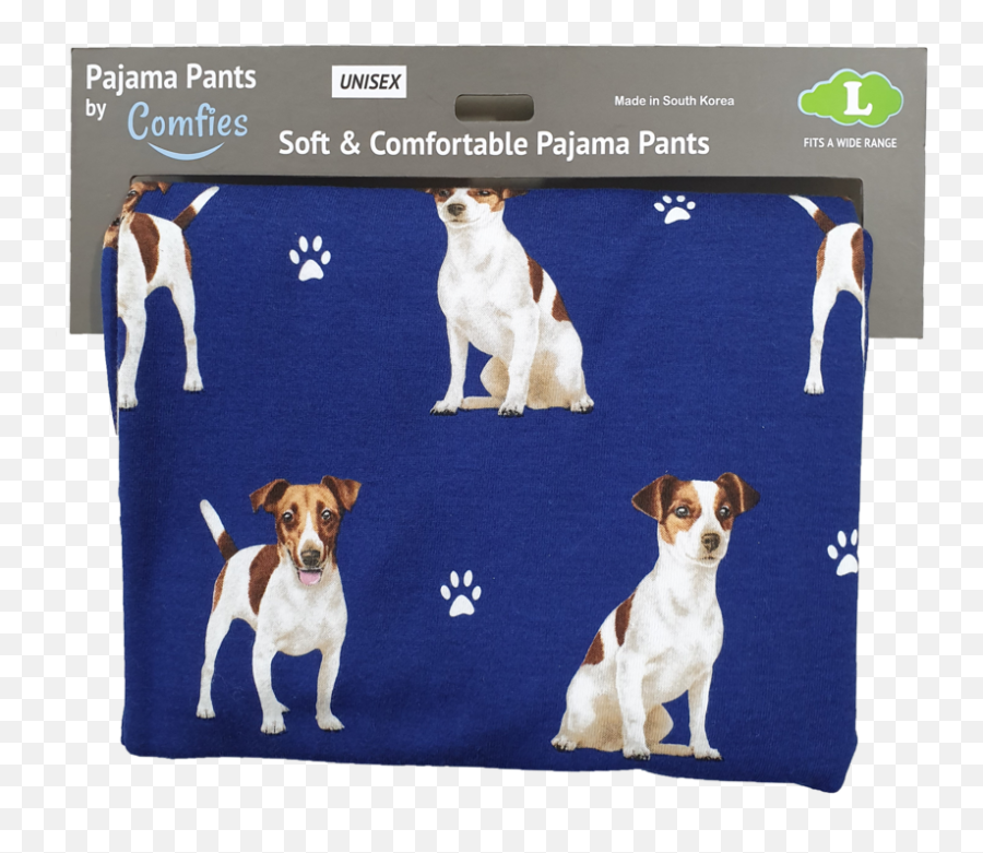 Dog Print Lounge Pants - Variety Of Breeds Available Comfies Jack Russell Dog Pajama Pants Emoji,Soft Pj Pants Emojis