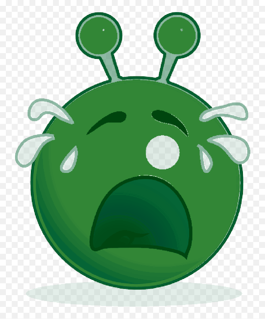 Crying Smiley Face Clip Art - Smiley Png Download Full Crying Alien Emoji,Crying Female Emoticon