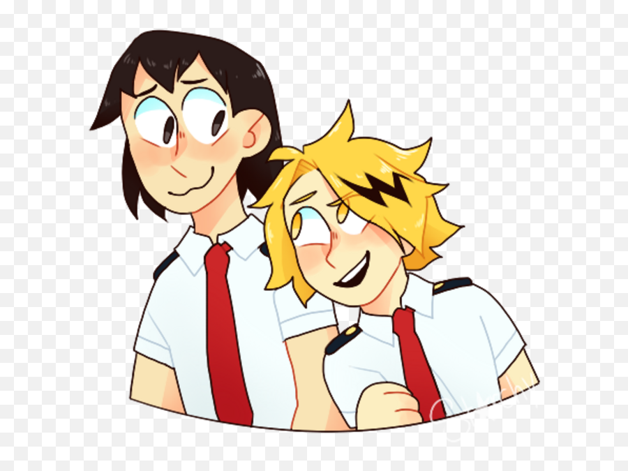 Discuss Everything About My Hero Academia Ships And - Mha Ships Sero X Denki Emoji,Maldad Emoticon