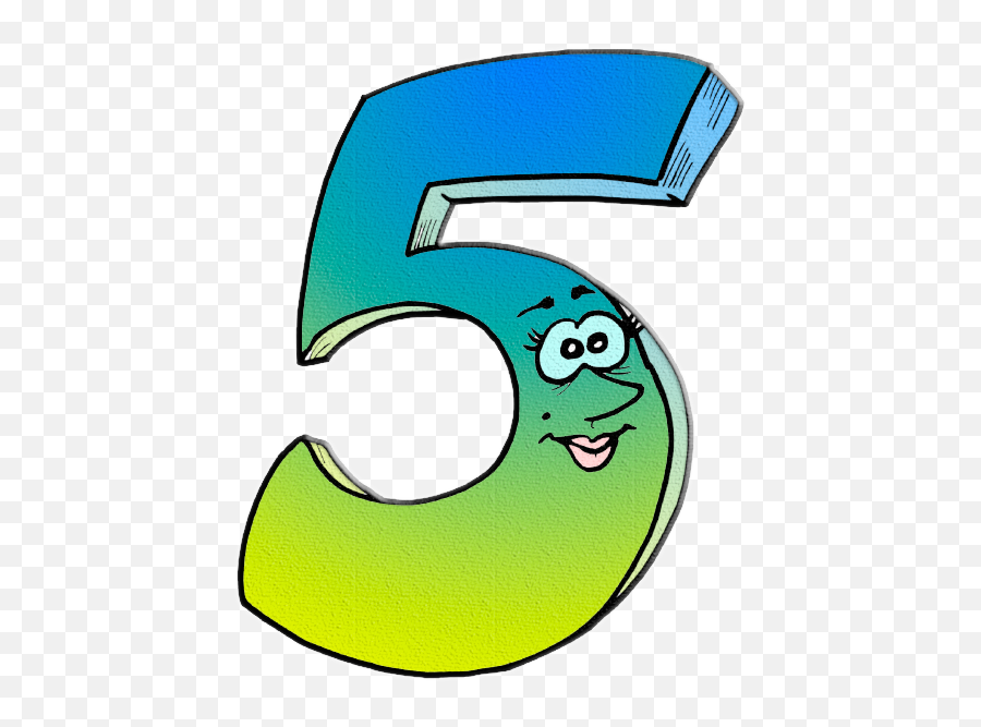 Números Ou Numerais Com Carinhas Olhinhos Coloridos Em Png - Coloriage Le Chiffre 5 Emoji,Carinhas Emoticons Plaquinhas