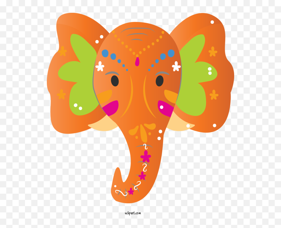 Holidays Indian Elephant Line - Animal Figure Emoji,The Elephant Of Emotion