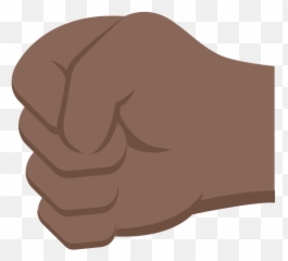 Left - Facing Fist Dark Skin Tone Emoji High Definition Fist,Holds Up Fists Emoji