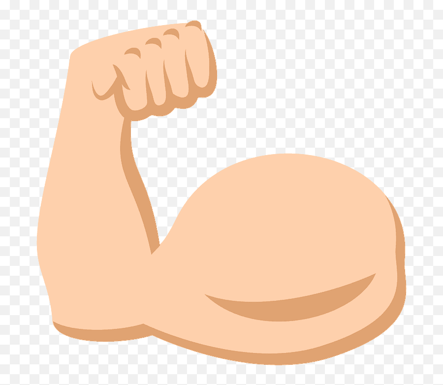 Flexed Biceps Emoji Clipart Free Download Transparent Png,Pics Of Muscle Emojis