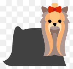 Yorkshire Terrier Icon In Color Style - Yorkie Icon Png Emoji,Yorkie Emojis