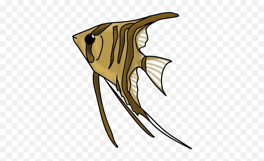 Download Hd Orange Cat Fish Png - Freshwater Angelfish Emoji,Cat Fish Emoji