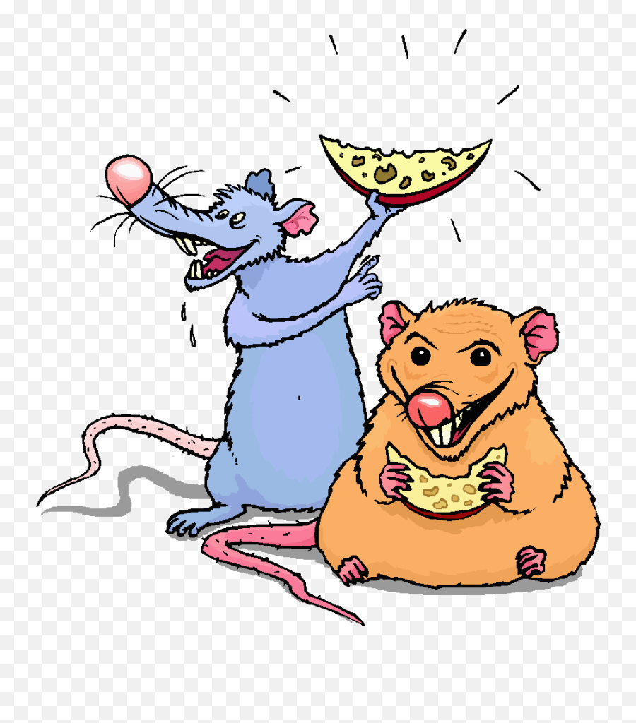 Cartoon Rats Drawing Free Image Download - Rat Eating Food Cartoon Emoji,Remy The Rat What Emotion