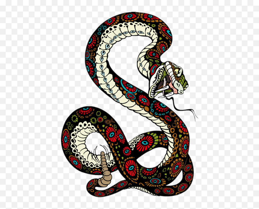 Serpiente Clipart - Serpent Noir Et Blanc Dessin Emoji,Sarpiente Emojis Whatsapp Png