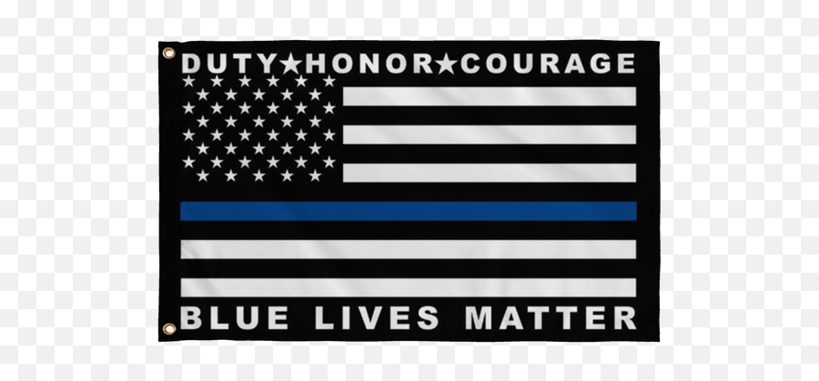 Is The Thin Blue Line Flag Seen As A - Blue Lives Matter Emoji,Thin Line Emoticon