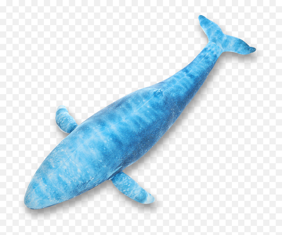Whale Mainan Boneka Bantal Tidur Stuffed Plush Ikan Paus Biru Gaya Jepang Untuk Anak Perempuan - Stuffed Toy Emoji,Koala Emoji Pillow