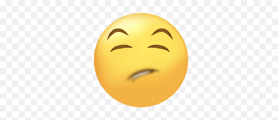 Ugh Emoji,Lip Bite Emoji