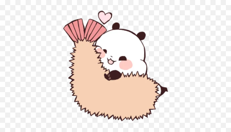 Yururin Panda 3 By Drwww - Sticker Maker For Whatsapp Emoji,Sweet Potato Emoji