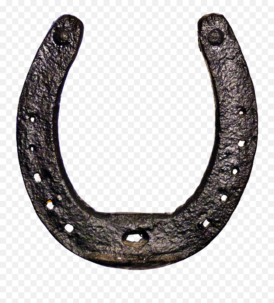 Horseshoe Forged Luck Hand - Horseshoe No Background Emoji,Horseshoe Emoticon