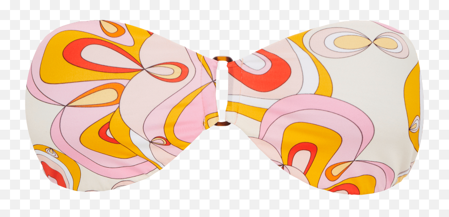 Women Bandeau Bikini Top Kaleidoscope Vilebrequin Website Emoji,Lingerie Emoji