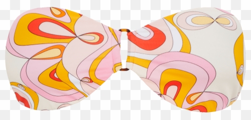 Women Bandeau Bikini Top Kaleidoscope Vilebrequin Website Emoji,Lingerie Emoji