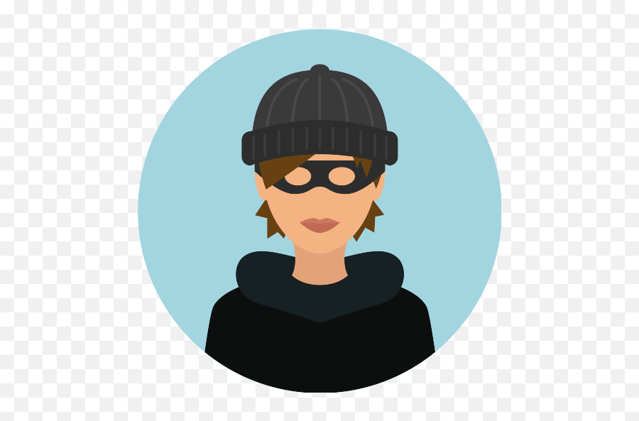 Burglar Vector Svg Icon - Robber Avatar Emoji,Knitting Emoticons Iphone