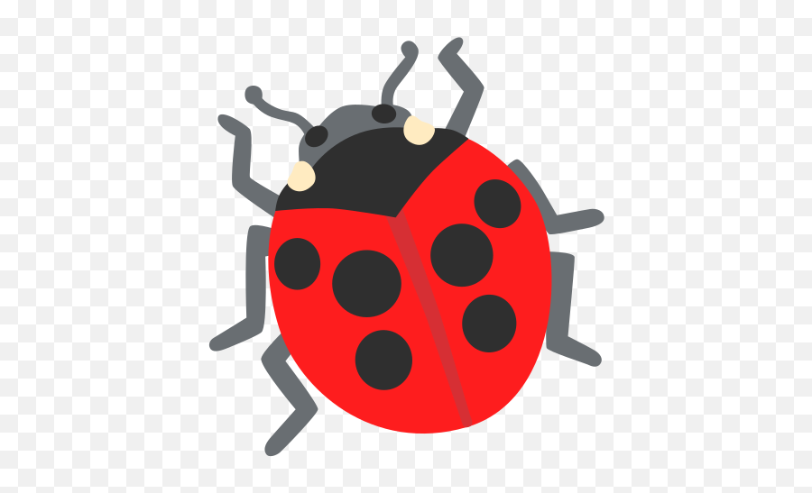 Lady Beetle Emoji - Cartoon Ladybug,Ladybug Emoticon
