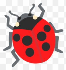 Lady Beetle Emoji - Cartoon Ladybug,Ladybug Emoticon