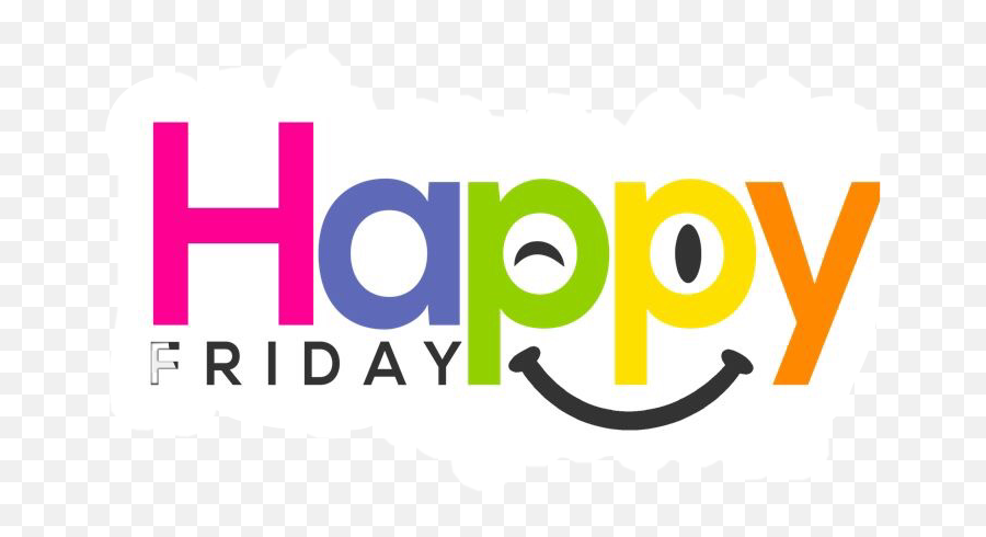 Happyfriday Smile Wink Text Sticker - Happy Emoji,Happy Friday Emoji
