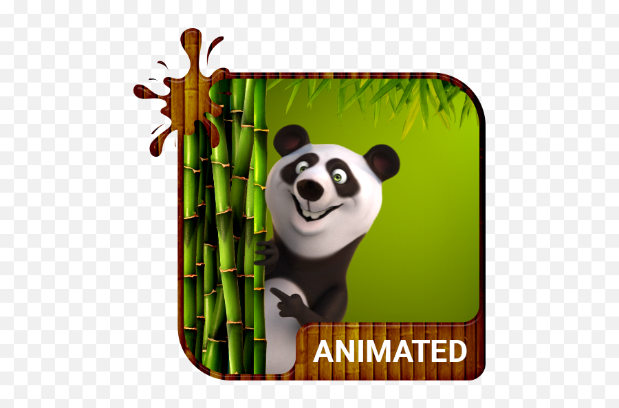 Panda Animated Keyboard Live Wallpaper - Google Playu0027de Bamboo Emoji,Emoji De Panda