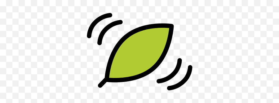 Leaf Fluttering In Wind Emoji - Dot,Leaves Emoji Png