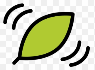 Leaf Fluttering In Wind Emoji - Dot,Leaves Emoji Png