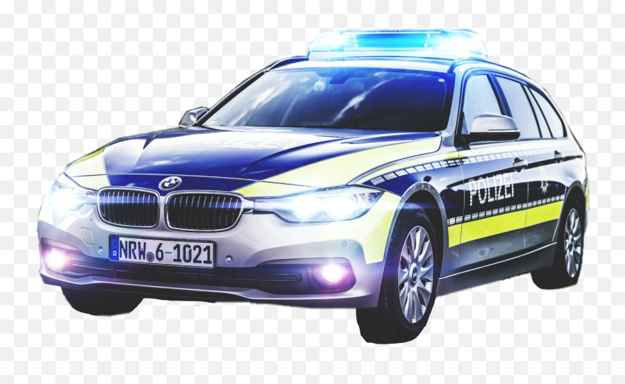 Police Polizei Sticker - Police Car Emoji,Police Car Light Emoji