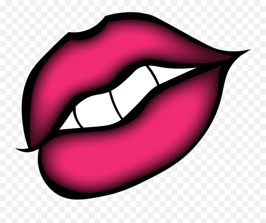 Download Lips Clipart Png Kiss Love Vector - Lip Full Size Portable Network Graphics Emoji,Lips Emoji Png