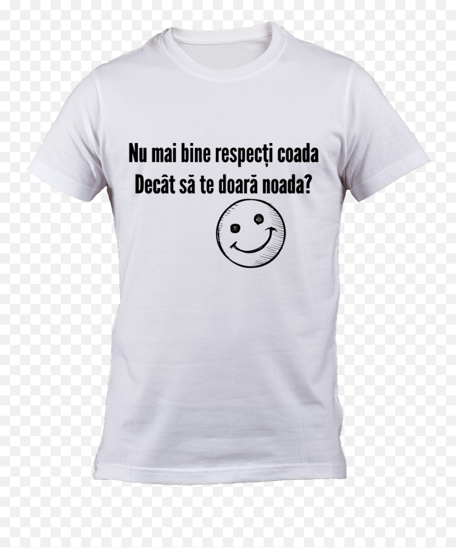 Tricou Respecta Coada - Plain White T Shirt Hd Emoji,Emoticon De Craciun