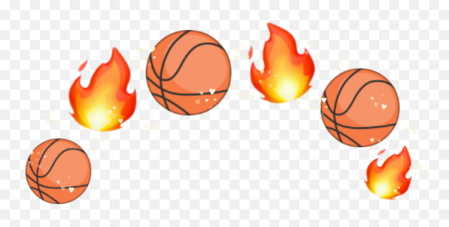 Basketball Crown Sticker By Ava Silva - For Basketball Emoji,Basketball Emojis