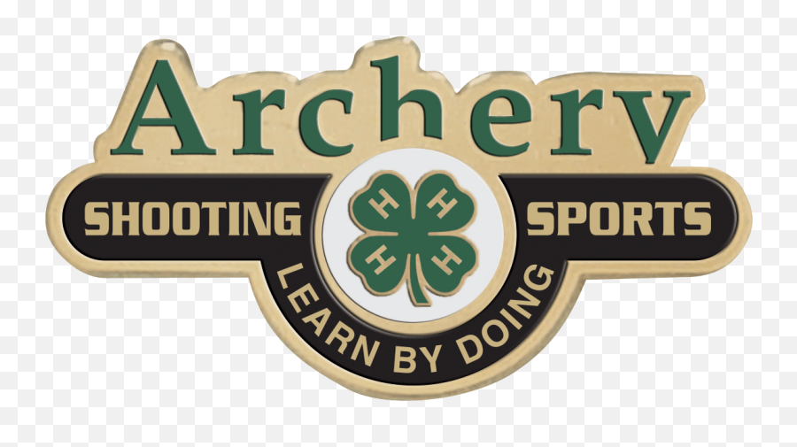 4 - H Shooting Sports Archery Pin Emblem Emoji,Emotion Reading Technology Archery