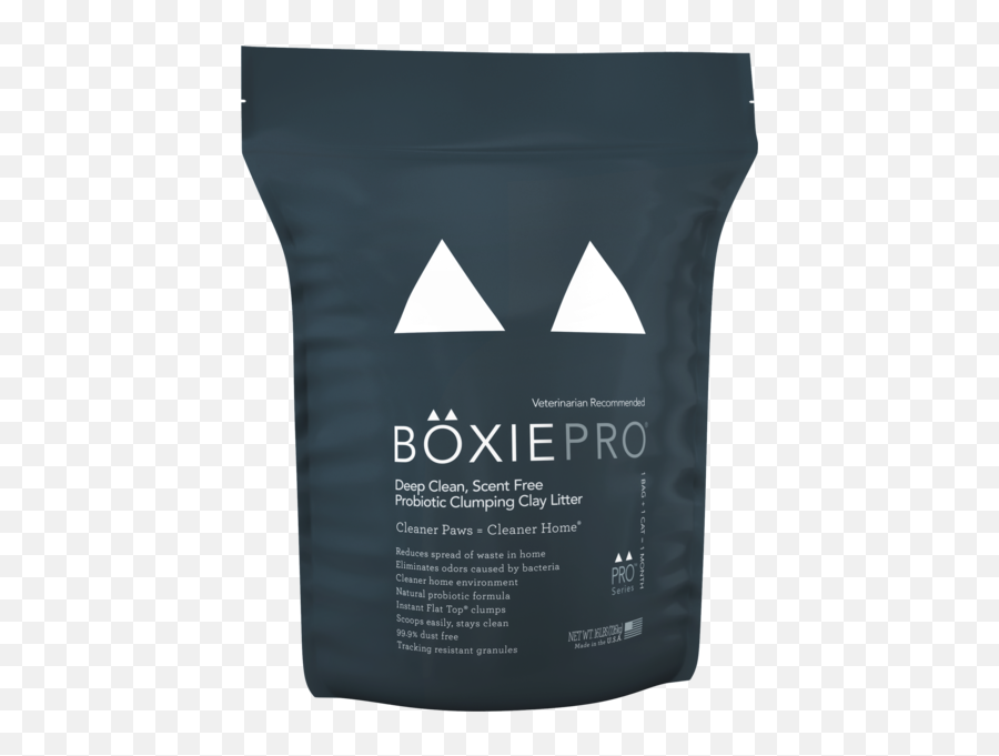 Boxiepro Deep Clean Probiotic Cat Litter 16 - Lb Bag Boxiepro Litter Emoji,Cat Using Litter Box Emoticon