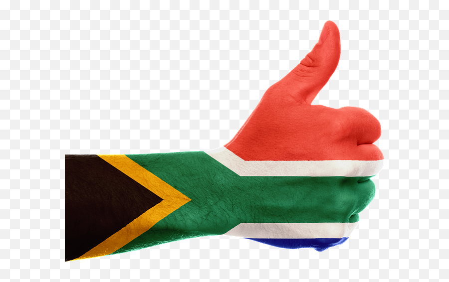 South Africa Flag Hand Thumbs Up - South African Flag Hand Emoji,Emotions - Jennifer Lopez