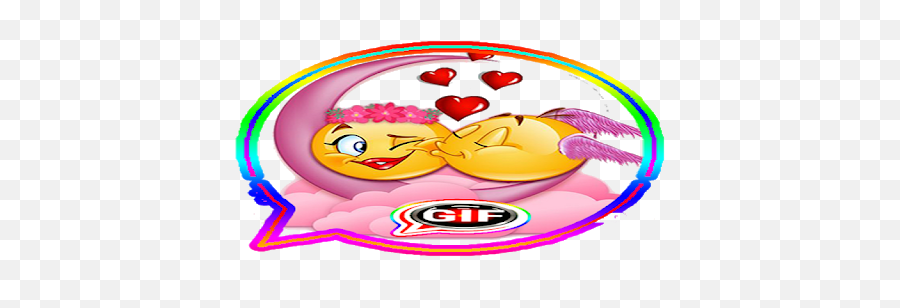 Emoji Love Gif Stickers For Whatsapp - Izinhlelo Zokusebenza Happy,Nami Kiss Emoticon