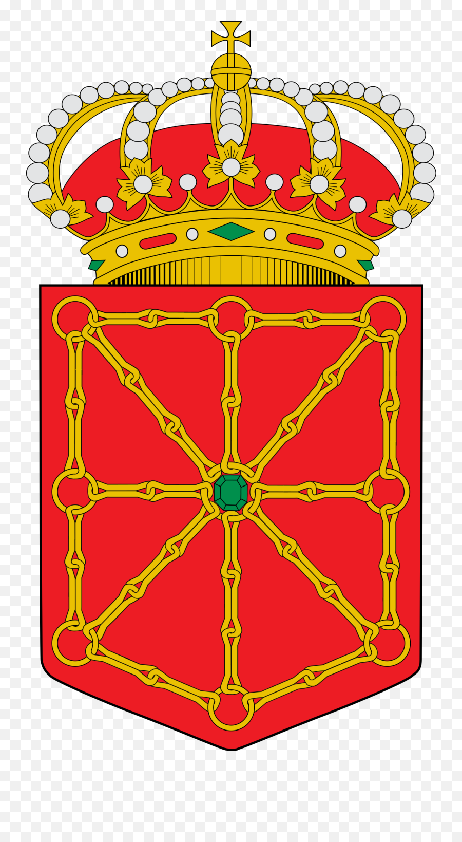 Escudo De Navarra - Navarre Flag Emoji,El Verdadero Significado De Los Emojis Luna Y Sol