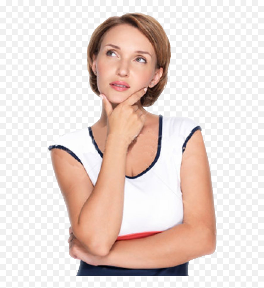 Thinking Woman Png Transparent Images Png All - Woman Thinking Png Emoji,Woman Thinking Emotions;