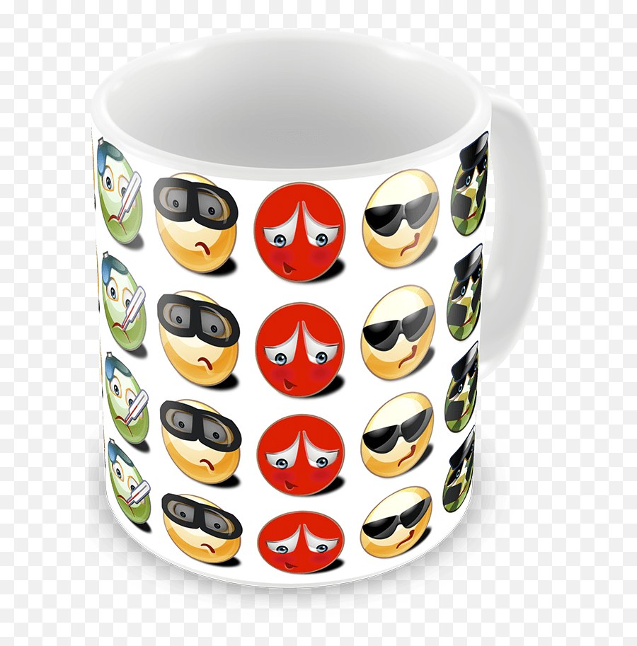 Caneca Emojis Snapchat - Emoticons Personalizada Cod 2105 Santa Lembrancinha Serveware,Emoji On Snapchat